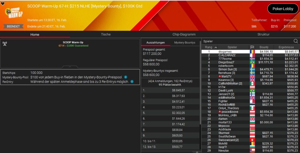 SCOOP Warm-Up: Juan „Malaka$tyle“ Pardo shippt das Main Event!