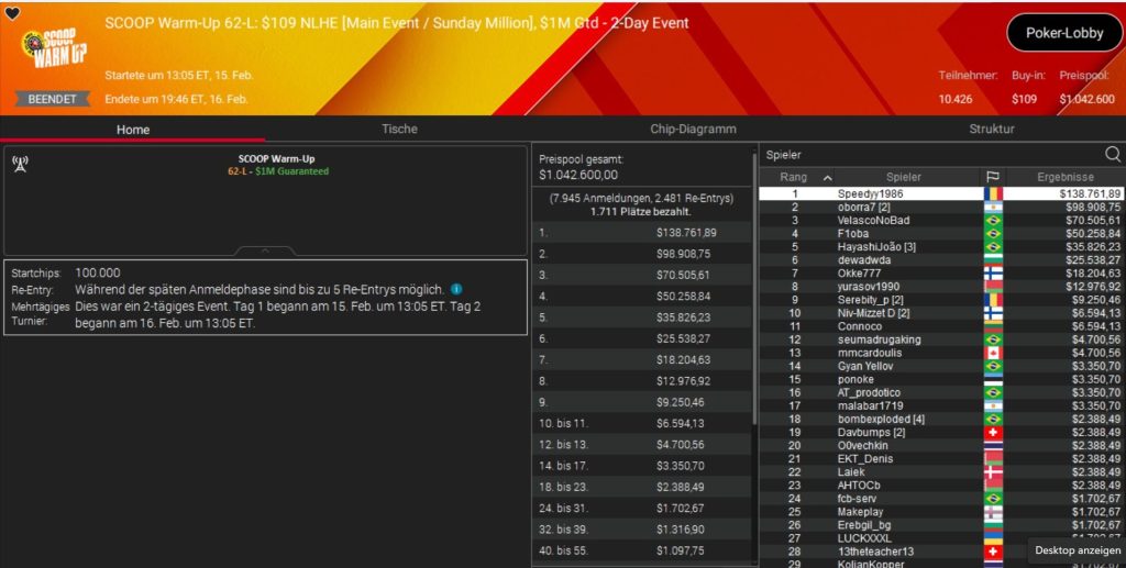 SCOOP Warm-Up: Juan „Malaka$tyle“ Pardo shippt das Main Event!