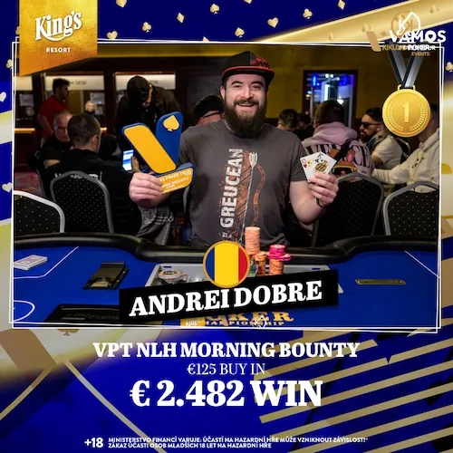 King’s: VPT High Roller victory goes to the USA!