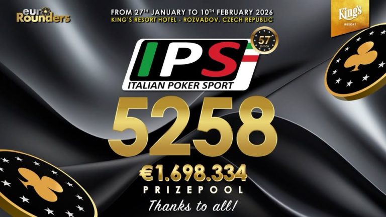 Can you feel it? „Jackson 5“ leads 98 Survivors in Day 3 of the huge IPS €1.5MILLION Main Event!