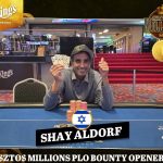 Shay Aldorf first winner of the $ZTO$ Millions at King's!