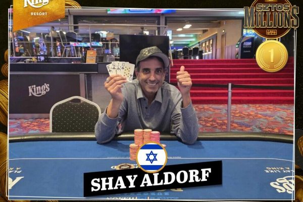 Shay Aldorf first winner of the $ZTO$ Millions at King's!