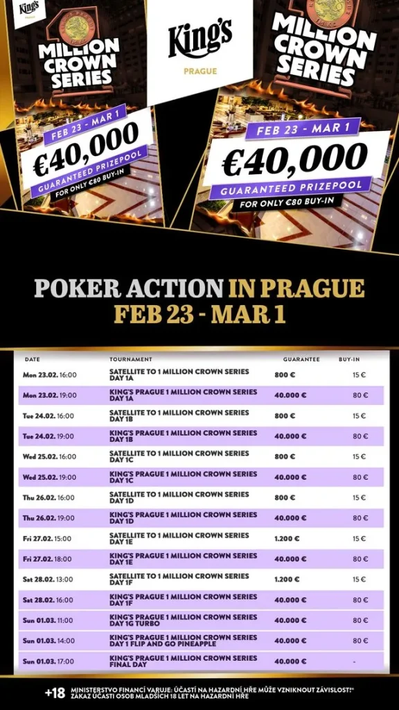 King’s: Well carved! ‘El Trinchador’ Chipleader in the Vamos Main Event Day 1A