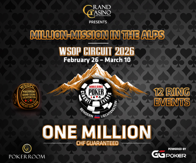 Tickets solved – Three more qualifiers for the WSOPC Liechtenstein!