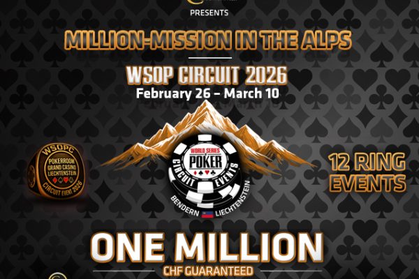 Tickets solved – Three more qualifiers for the WSOPC Liechtenstein!