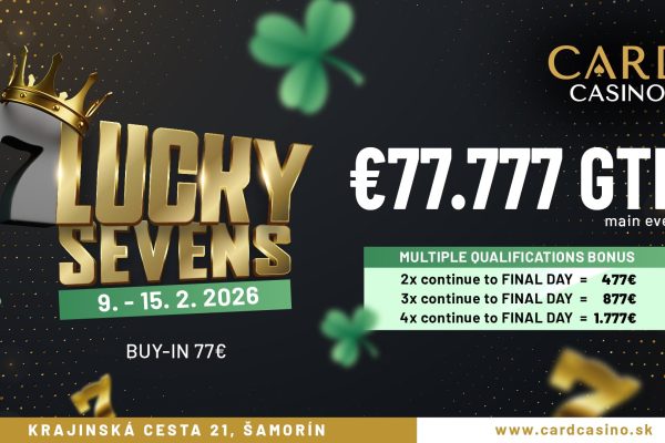 Already 260 entries at Lucky Sevens in Card Casino Samorin!