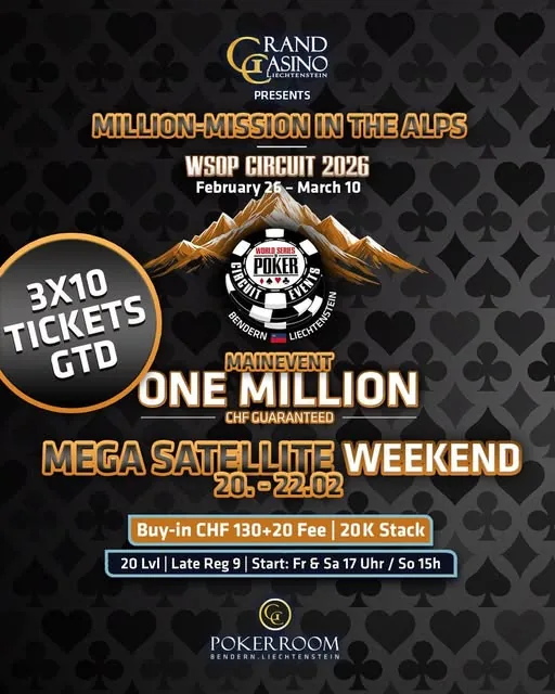 Mega Satellite Weekend – 13 qualifiers grab the WSOP Circuit M.E. ticket at GCLI!