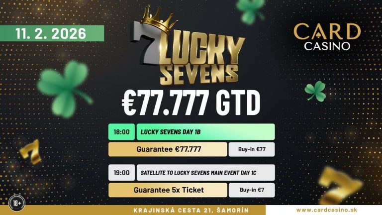 The Nanos-Mania at Lucky Sevens in Card Casino SK continues!