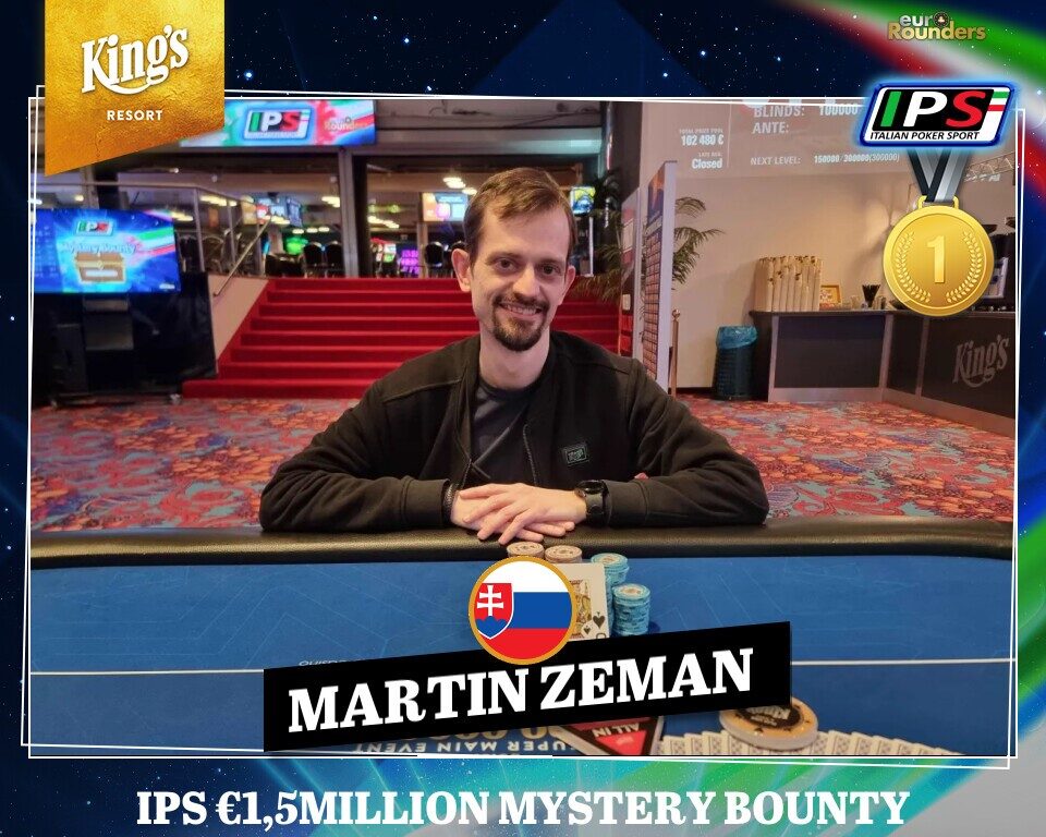 He’s „Zeman“ of the IPS €1,5MILLION Mystery Bounty MTT!