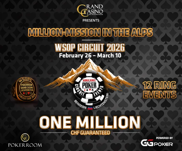 Eggenberger or Geiger? Extension at the WSOPC 6-max at GCLI!