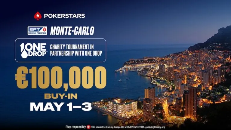 One Drop comes to the EPT: €100K Charity High Roller!