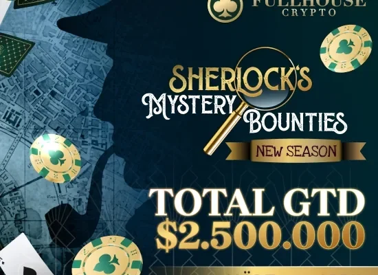 Full House Crypto bets on Mystery action with $2,5 Million GTD!