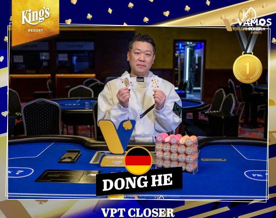 Dong He rocks the VPT Closer at King’s Resort!