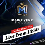 Tuesday from 14:30 – Final Day of the €250 King’s Million NLH Main Event from King’s!