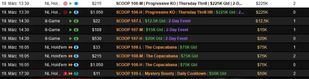 Crazy double strike by “Premove” at the SCOOP on PokerStars!