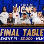 Triton ONE – The QQPK Genesis Final Table is set, €586.000 for 1st place!