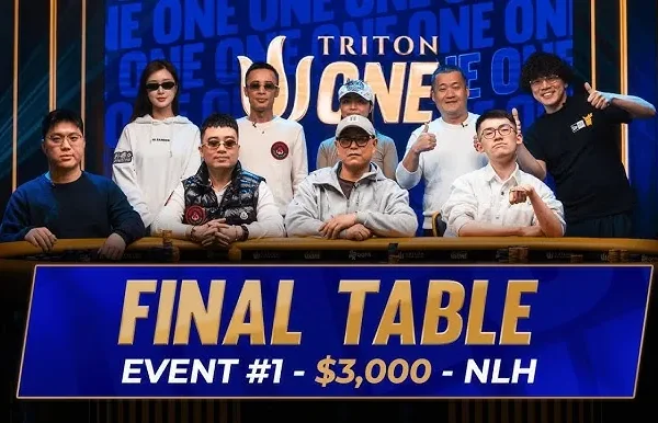 Triton ONE – The QQPK Genesis Final Table is set, €586.000 for 1st place!