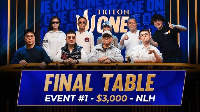 Triton ONE – The QQPK Genesis Final Table is set, €586.000 for 1st place!