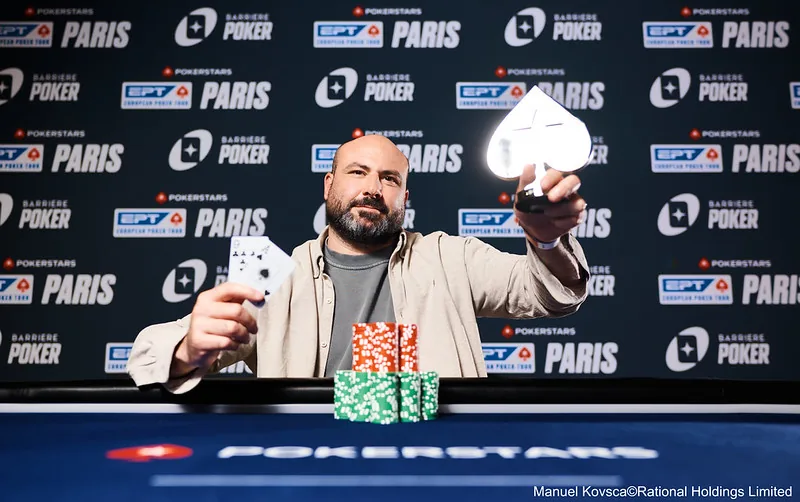 Swiss Panetti triumphs in the final EPT Paris tournament!