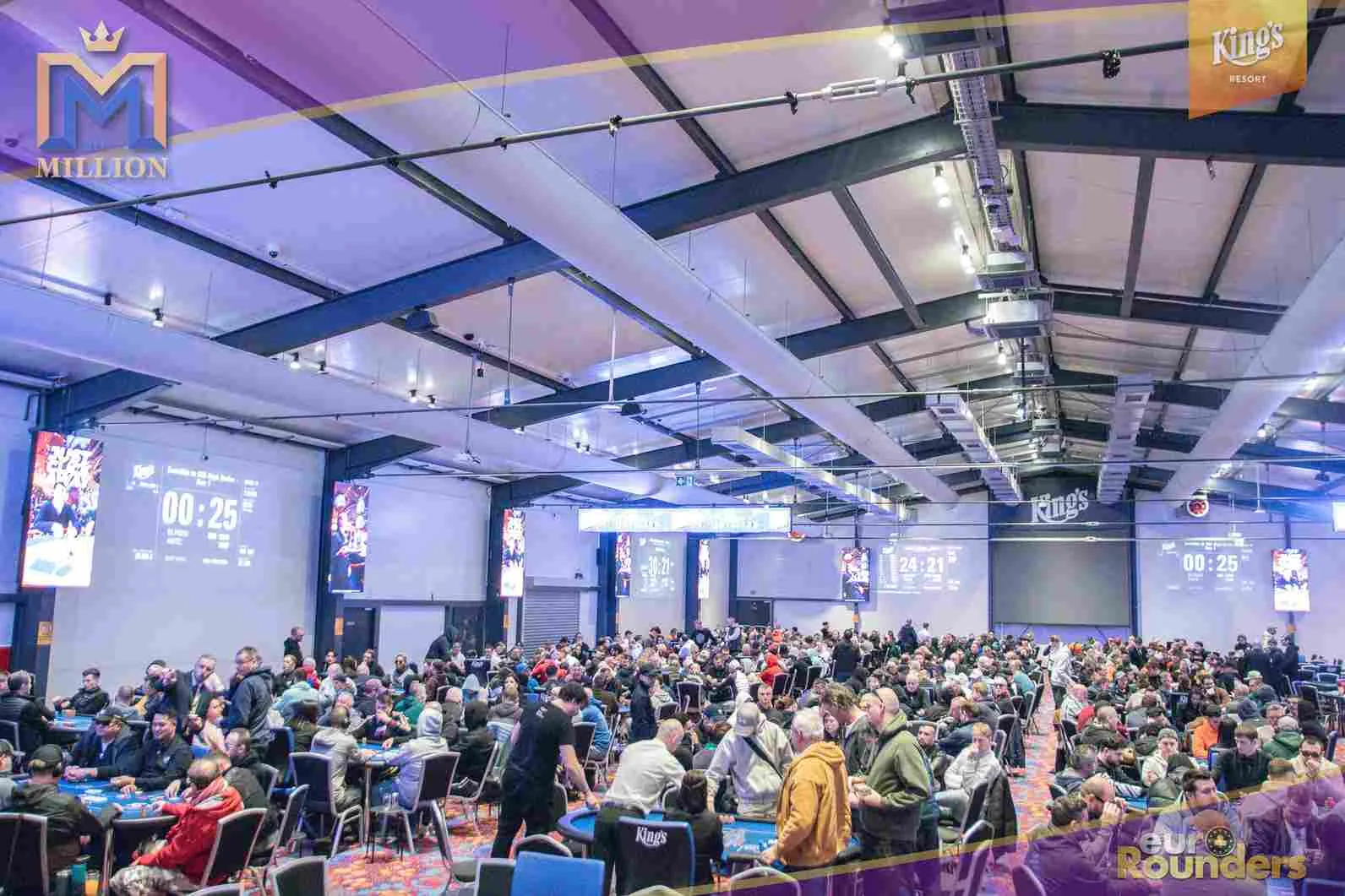 King’s Resort – 5.596 Entries in the Million Main Event; 90 players in Day 3!