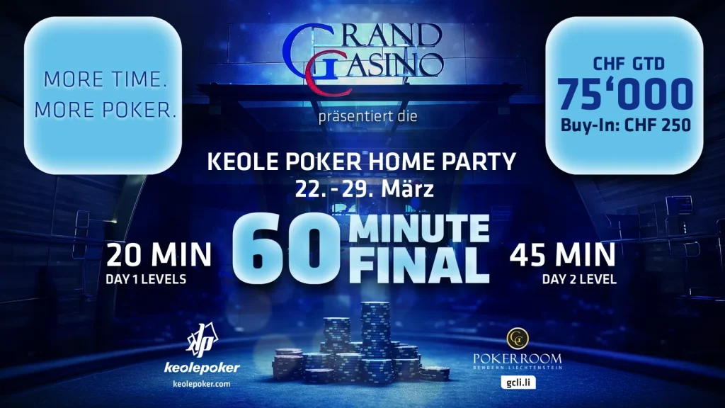 When does the Keole Poker Home Party at GCLI ignite the Turbo?