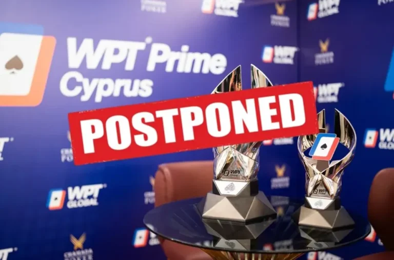 WPT Prime Cyprus cancelled due to risk of war!