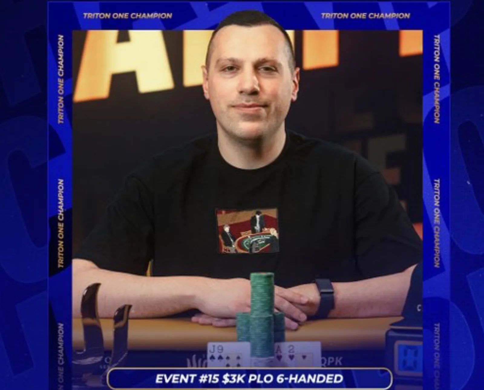 Triton ONE – No AI fake: Martirosian (almost) laughs in the winner's photo! Three large ones are followed by a small trident!