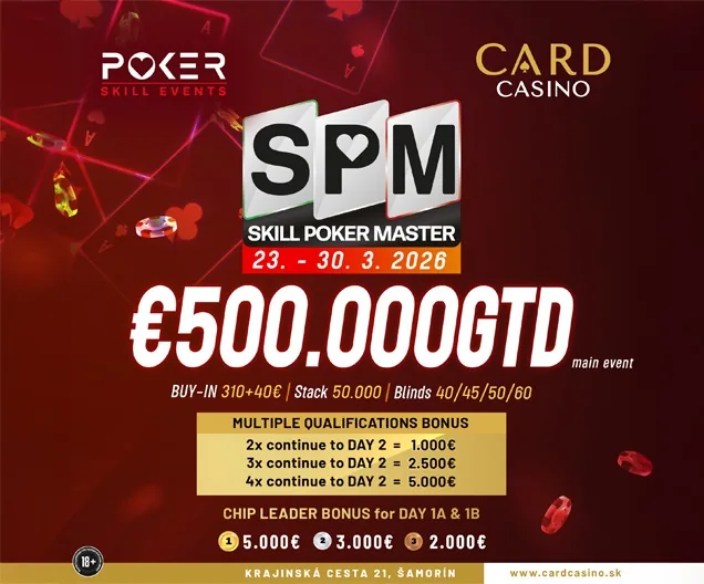 Skill Poker Master in CC SK continues on its success course!
