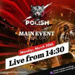 Monday from 14:30 – Final of the €165 Polish Poker Masters Mystery Bounty Main Event!