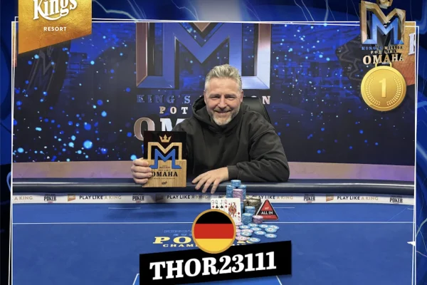 King’s Million PLO – “Thor2311” brings the thunder and secures the chip lead!