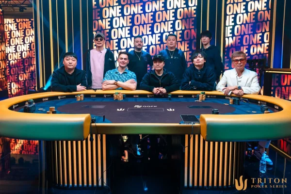 Triton ONE Main Event Final Table set / Chris Nguyen 2nd Chipleader in the T1 High Roller!