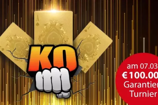 €100.000 guarantee at the KO tournament on win2day!
