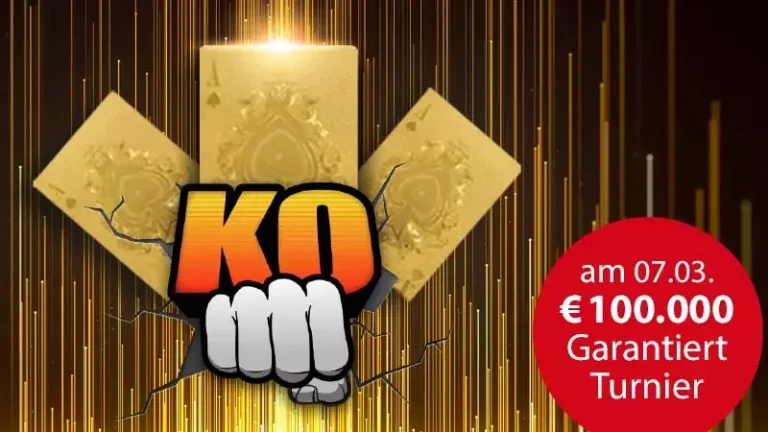 €100.000 guarantee at the KO tournament on win2day!
