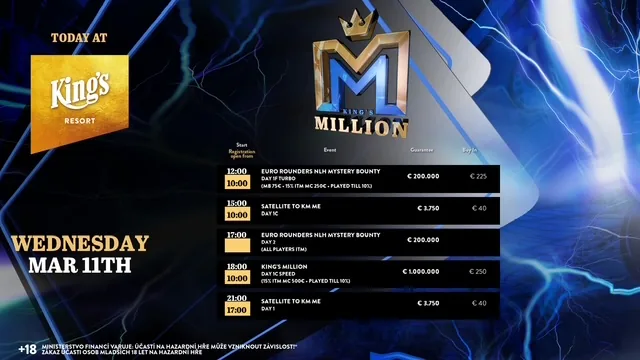 Nielsen strikes in the King’s Million PLO Knockout!