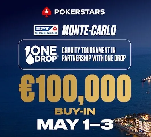 One Drop comes to the EPT: €100K Charity High Roller!