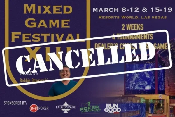 Iran war causes tournament cancellation in Las Vegas!