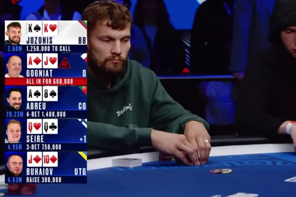 Insane hand with a crazy runout at EPT Paris!