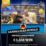 Sandra Hunold grabs the King’s Million Ladies Event!