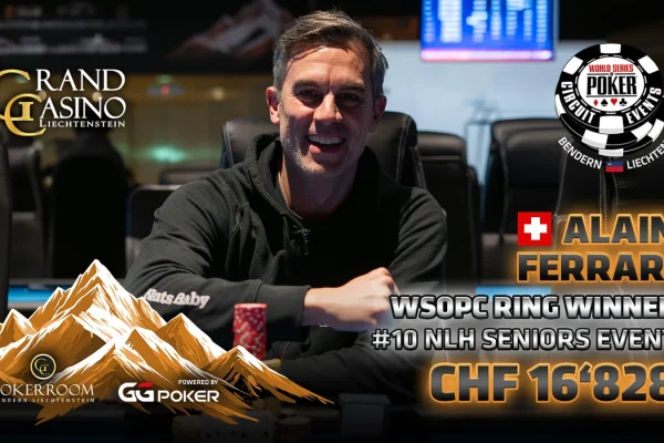 WSOPC Liechtenstein – Ferrari and Alexandridis put on the next rings!