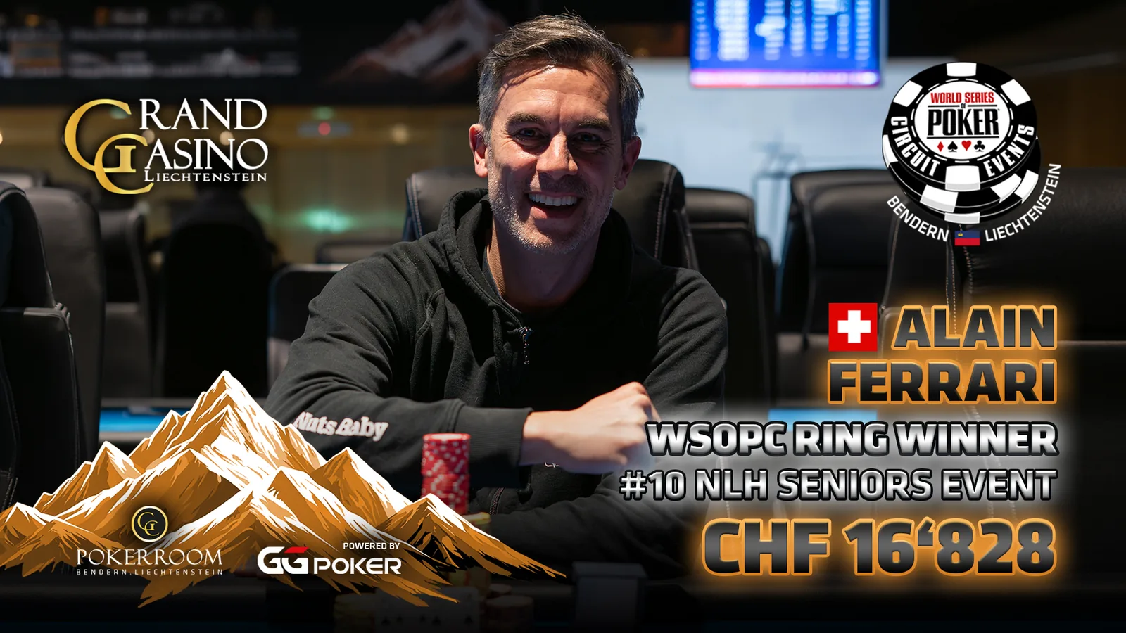 WSOPC Liechtenstein – Ferrari and Alexandridis put on the next rings!