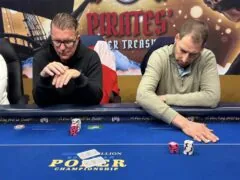 Covacio gewinnt €100.700 als Kopf eines 4er Deals im Pirates‘ Poker Treasure Main Event