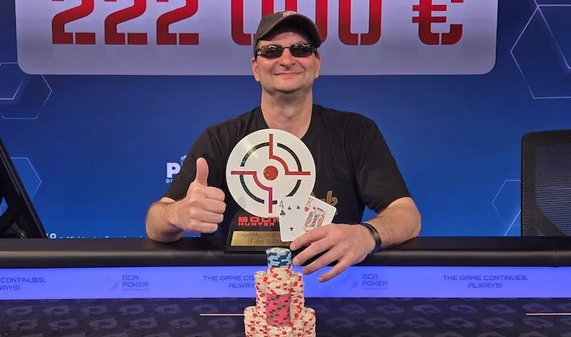 GCA Pokerroom 2.0 – 'Rupert Raiser' rocks the 'Mayoman's' PKO Highroller!