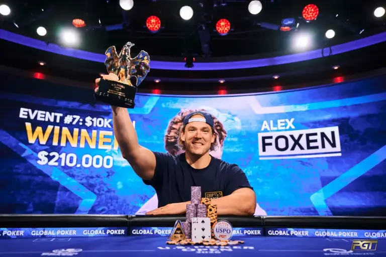 Alex Foxen holt 13ten PGT-Titel bei US Poker Open!