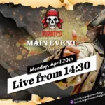Montag ab 14:30 Uhr – Tag 3 des €480 Pirates Poker Treasure Mystery Bounty Main Event!