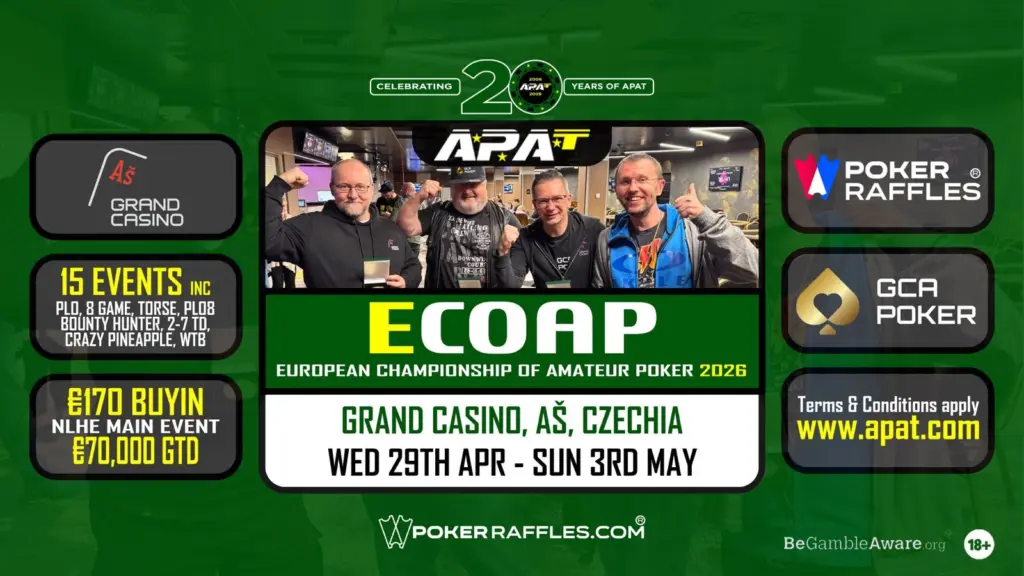ecoap 2026 - APAT European Championship of Amateur Poker 2026 - GCA