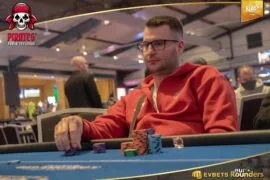 1D chip leader Mazouk cracks the million mark in the €1.5M gtd. Pirates‘ Poker Treasure Main Event!