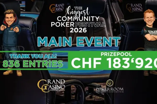 Sonntag ab 14:30 Uhr – „GRND on Tour“ vom Tag 8 des Community Poker Festival Liechtenstein!