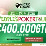 Massive €400.000 guarantee at the People’s Poker Tour in CC Samorin!