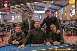 1D chip leader Mazouk cracks the million mark in the €1.5M gtd. Pirates‘ Poker Treasure Main Event!