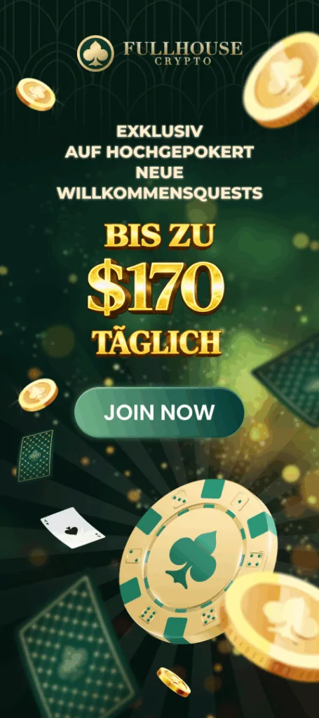 Exclusive for HGP: Daily Quests launched at Full House Crypto!